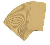 SZXMDKH 110 Pcs Small Brown Envelopes, Kraft Paper Seed Envelopes for Storing Small Items Seeds Coins Wages 10 x 6cm
