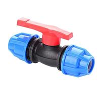 SZXMDKH 20 mm MDPE PE Ball Valve, MUFF, Water Pipe Compression Fitting MDPE PE Water Pipe Plastic Compression Reducer Fitting MUFF 20 x 20 mm Female Adaptor