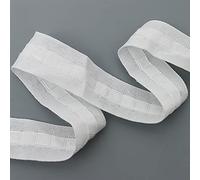 SZXMDKH 30M ULTRA LONG Curtain Header Tape, White Pencil Pleat HeaderTape for Detachable Window Curtain, 26mm In Width, 30m In Length