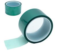 SZXMDKH 3D Printer Tuck Tape Resin for Epoxy Molding PET with Silicone Adhesive High Temperature Resistance Easy Peeling Release River Tables Circuit Boards (2 Inch x108FT), Green