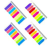 SZXMDKH 640 Pcs Sticky Notes Flags Index Tabs Colourful Neon Small Arrow Tabs for School and Office, Page Markers