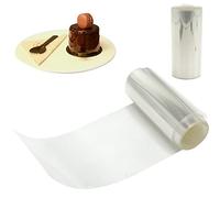 SZXMDKH Cake Collars - 8/10cm x 10m Clear Transparent Acetate Roll for Mousse Cake Sheets and Chocolate Mousse