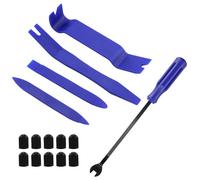 SZXMDKH Car Trim Removal Tool Kit, 15 Pcs Car Panel Door Window Tools Kit, Auto Clip Fastener Remover Pry Tool Set, Trim Removal Tools, Plastic Trim Removal Tool, Pry Tool Blue