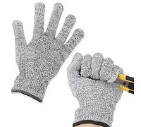SZXMDKH Cut Resistant Gloves, Work Gloves, Food Grade High-Performance Level 5 Protection, Safety Gloves for Kitchen Cut Meat, Outdoor Work Protective Hands, Wood Cutting (Medium)