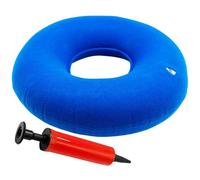SZXMDKH Donut Cushion Seat, Portable Inflatable Ring Cushion for Hemorrhoid, Tailbone, Coccyx Pain Relief - Air Pump Included (Blue)
