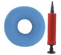 SZXMDKH Donut Cushion Seat, Portable Inflatable Ring Cushion for Hemorrhoid, Tailbone, Coccyx Pain Relief - Air Pump Included (Light Blue)