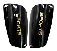 SZXMDKH Football Shin Guards, Shin Guards Pads, Youth Boys Girls Shin Pad Sleeves for Football Games, EVA Cushon Protection Reduce hit & Injuries(Black), L