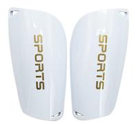 SZXMDKH Football Shin Guards, Shin Guards Pads, Youth Boys Girls Shin Pad Sleeves for Football Games, EVA Cushon Protection Reduce hit & Injuries(White), L