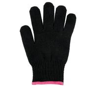 SZXMDKH Heat Resistant Glove for Hair Styling, 1 PCS Professional Heatproof Glove, Heat Blocking Mitts, Heat Protection Gloves for Hair Tools, Curling Iron Wand, Flat Iron, Hot-Air Brushes(Pink Edge)