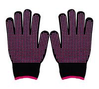 SZXMDKH Heat Resistant Glove for Hair Styling, 2 PCS Professional Heatproof Mitts, Heat Protection Gloves with Non-slip Silicone Bump for Hair Tools, Curling Iron Wand, Flat Iron, Hot-Air Brushes