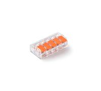 Szybkozłączka 0,2-4,0mm2, 5 styków, przezroczysta, E.4193T /50szt./