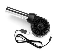 SZYDD BBQ Blower for Outdoor Cooking, USB Rechargeable Handheld Fan Bellows with Aluminum Tube BBQ Air Blower Outdoo