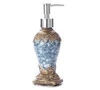 SZYDD Patterned Agate Color Liquid Bottle, Bottle, Vintage Agate Shower Gel Push Bottle, Manual refillable Shampoo Bottle