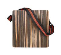 SZYDD Travel Cajon Box Drum Wooden Percussions Box Musical Instrument Portable Flat Hand Cajon Drum with Adjustable Belt