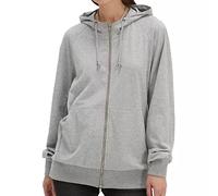 SZYDM EMF Protection Double Zip Hoodie, Faraday Sweatshirt for Men's and Women's, Anti-Radiation Clothing With EMF Hat, 5G/WiFi/RF/Microwave Radiation Blocking Tops,Grey,L