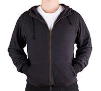 SZYDM EMF Protection Double Zip Hoodie, Faraday Sweatshirt for Men's and Women's, Anti-Radiation Clothing With EMF Hat, 5G/WiFi/RF/Microwave Radiation Blocking Tops,Black,L
