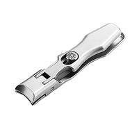 SZYM Nail Clipper, Stainless Steel, Wide Jaw, Anti-Splash, Professional, Silver