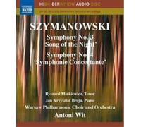 Szymanowski: Symphony No. 3, 'Song of the Night'/... (Blu-ray) (US IMPORT)