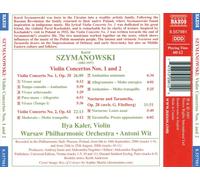 Kaler:Warsawpo:Witt - SZYMANOWSKI: Violin Concertos Nos. 1 and 2