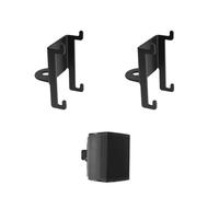 SZZCNOX 2 Pack Wireless Surround Audio Metal Wall Mount Brackets, Soundbar Wall Mount Holder Stand Compatible with Bose Virtually Invisible 300 Speaker, Angle Adjustable