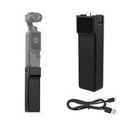 SZZCNOX Battery Handle Compatible with DJI Osmo Pocket 4/Pocket 3, Battery Grip with Digital Display Screen for DJI Osmo Pocket 4/3 Extended Accessories, 5000mAh Power Grip with 18W Fast Charging