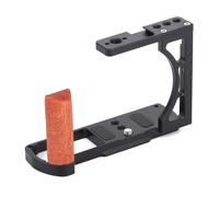 SZZCNOX Camera Cage for Panasonic LUMIX S9, Metal Frame Full Cage with Side Handle, Cold Shoe & 1/4'' Screw Holes, Built-in Arca-Swiss Quick Release Plate (Black, Rabbit Cage)