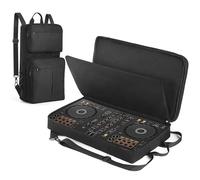 SZZCNOX DJ Controller Storage Bag Compatible with Pioneer DDJ-200/DDJ-FLX4/DDJ-400/DDJ-SB3/Roland DJ-202, DJ Backpack Travel Carrying Case with Multi-Pockets for DJ Controller & Accessories