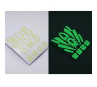 SZZCNOX Drone Night Flying Fluorescent Stickers for DJI NEO, Glow-in-The-Dark Sticker Kit Drone Night Flight Glowing Stickers DIY Accessories, Drone Decoration Sticker Decals Compatible with DJI NEO