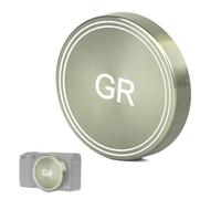 SZZCNOX GR 4 Metal Lens Cap for Ricoh GR IV Digital Camera, Aluminum Lens Protective Cover Cap, Dustproof and Anti-Scratch Lens Protector for Ricoh GR IV GR 4 Camera Accessories (Gray-green)