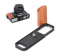 SZZCNOX L-shape Hand Grip for FUJIFILM XE5 Mirrorless Camera, Built-in Quick-Release Plate for Arca, Metal L Bracket Handgrip Compatible with Fuji Fujifilm X-E5 Camera Accessories (Black)