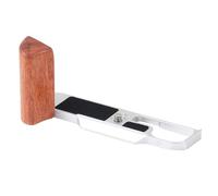 SZZCNOX L-Shaped Camera Handle Grip, Metal Wooden Handgrip L Bracket Compatible with Sigma BF, Built in Quick Release Plate for Arca Swiss, Ergonomic Grip, 1/4''-20 Thread Holes (Silver)