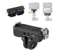 SZZCNOX Magnetic Quick Release Adapter Mount for DJI OSMO 360/Nano/Action 6/5 Pro/4/3 Accessories, Metal Magnetic Mounting Base with 1/4’’ Thread & Foldable Two-jaw Interface