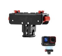 SZZCNOX Magnetic Quick Release Adapter Mount for Insta360 X5/Ace Pro 2 Action Camera, Metal Magnetic Expansion Adapter Base with 1/4 Screw Thread and Foldable Two-claw Interface