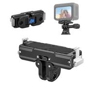 SZZCNOX Magnetic Quick Release Mount for Insta360 GO Ultra, Metal Adapter Mount Base with 1/4’’ Thread & Foldable Two-jaw Interface Camera Accessories