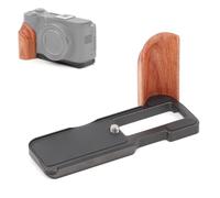 SZZCNOX Metal Hand Grip for Canon PowerShot V1, Baseplate L Bracket with Built-in Quick Release Plate for Arca, L-Shape Handgrip Holder for Canon PowerShot V1 Digital Cameras Accessories (Black)