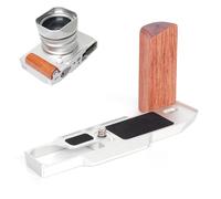 SZZCNOX Metal L Bracket Handgrip for Sigma BF Mirrorless Camera, Aluminum Alloy Hand Grip Compatible with Sigma BF Camera, Built-in Arca Quick-release Plate & Battery Compartment Opening (Silvery)