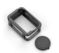 SZZCNOX Metal Protective Case for DJI Osmo Action 6 Accessories, Multi-functional Utility Frame Cage, Quick-Release Aluminum Alloy Housing Case Cover with Soft Silicone Lens Cap