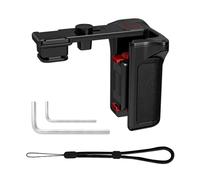 SZZCNOX Metal Street Grip Kit for DJI Osmo Action 5 Pro/4/3 with Cage,Camera Photography Handle Set,Magnetic Quick-Release,Shutter Button,Cold Shoe,Lens Cap,Wrist Strap (Handle Bundle)