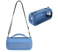 SZZCNOX Silicone Case Cover for Bose SoundLink Max Wireless Bluetooth Audio, Travel Carrying Case Protective Cover with Shoulder Strap for Bose SoundLink Max Portable Speaker Accessories (Blue)