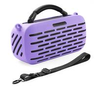 SZZCNOX Silicone Cover Case for Bose SOUNDLINK Max Portable Speaker Accessories, Soft Cover Skin Protective Travel Case with Shoulder Strap for Bose SoundLink Max Audio (Purple)