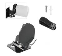 SZZCNOX Speaker Wall Mount for Sony SRS-XB13/XB100 (Black) | Portable Speaker Bracket Wall-Mounted Storage Rack, Adjustable Holder Acrylic Stand, Includes All Mounting Hardware