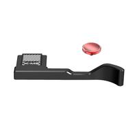 SZZCNOX XM5 Metal Thumb Grip for Fujifilm XM5 Camera, Thumb Up Rest Anti-slip Grip with Hot Shoe Shutter Button Cover Protector for Fuji FUJIFILM X-M5 Camera, with Anti-scratch Silicone Pad (Black)