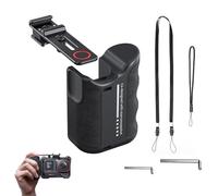 SZZCNOX Xplorer Grip Kit Bundle for DJI Osmo Action 5 Pro/4/3, Street Photography Handle Set with Shutter Button, Cold Shoe, Lanyard for Insta360 Ace Pro/Pro 2 Action Cameras (Black)