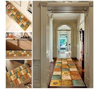 SZZEUOA Long Runner Rug for Hallway Kitchen Runner Mat Washable Carpet Runner Rug Door Mat Modern Non Slip Stair Area Rug Carpet Indoor Washable Rug Customizable Hallway Carpet 40 x 100 cm