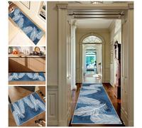 SZZEUOA Long Runner Rug for Hallway Kitchen Runner Mat Washable Carpet Runner Rug Door Mat Modern Non Slip Stair Area Rug Carpet Indoor Washable Rug Customizable Hallway Carpet 40 x 120 cm