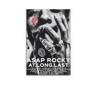 Szzmyo ASAP Rocky at. Long. Last. ASAP Album Poster Decorative Painting Modern Aesthetic Canvas Poster Bedroom Art Living Room Decoration Poster 24x36inch(60x90cm) Unframe-Style