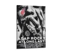 Szzmyo ASAP Rocky at. Long. Last. ASAP Album Poster Decorative Painting Modern Aesthetic Canvas Poster Bedroom Art Living Room Decoration Poster 12x18inch(30x45cm) Frame-Style