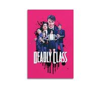 Szzmyo Deadly Class TV Series Poster Decorative Painting Modern Aesthetic Canvas Poster Bedroom Art Living Room Decoration Poster 12x18inch(30x45cm) Unframe-Style