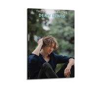 Szzmyo Dean Lewis The Hardest Love Poster Decorative Painting Modern Aesthetic Canvas Poster Bedroom Art Living Room Decoration Poster 12x18inch(30x45cm) Frame-Style