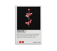 Szzmyo Depeche Mode Posters Violator Album Poster Decorative Painting Modern Aesthetic Canvas Poster Bedroom Art Living Room Decoration Poster 20x30inch(50x75cm) Unframe-Style